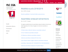 Tablet Screenshot of flcgilcagliari.it